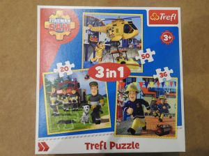 puzzle Trefl, Strażak Sam 3 w 1, 3+