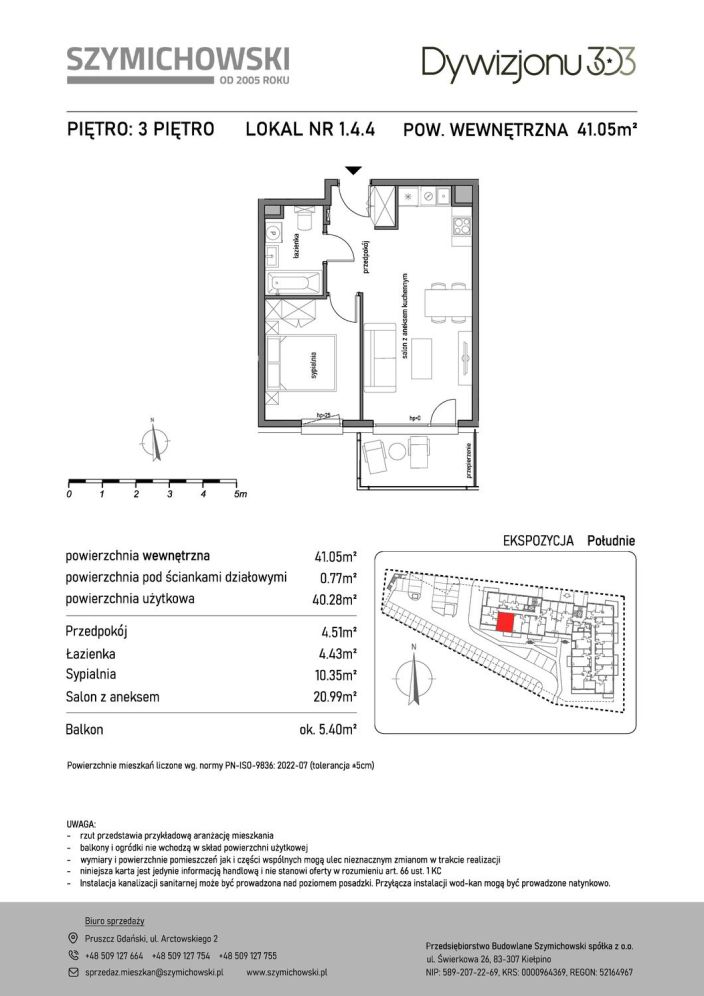 Dywizjonu 303 | mieszkanie 2-pok. | 1.4.4: zdjęcie 94342732