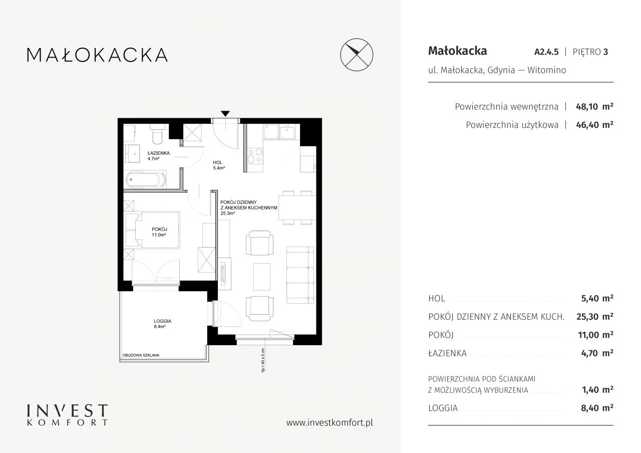 Mieszkanie Małokacka A2.4.5: zdjęcie 93366219