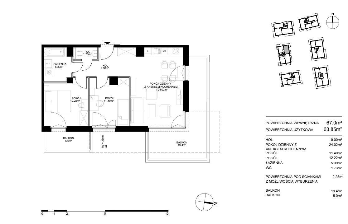 Apartament | Taras 20m2 | Park Krajobrazowy: zdjęcie 94325005