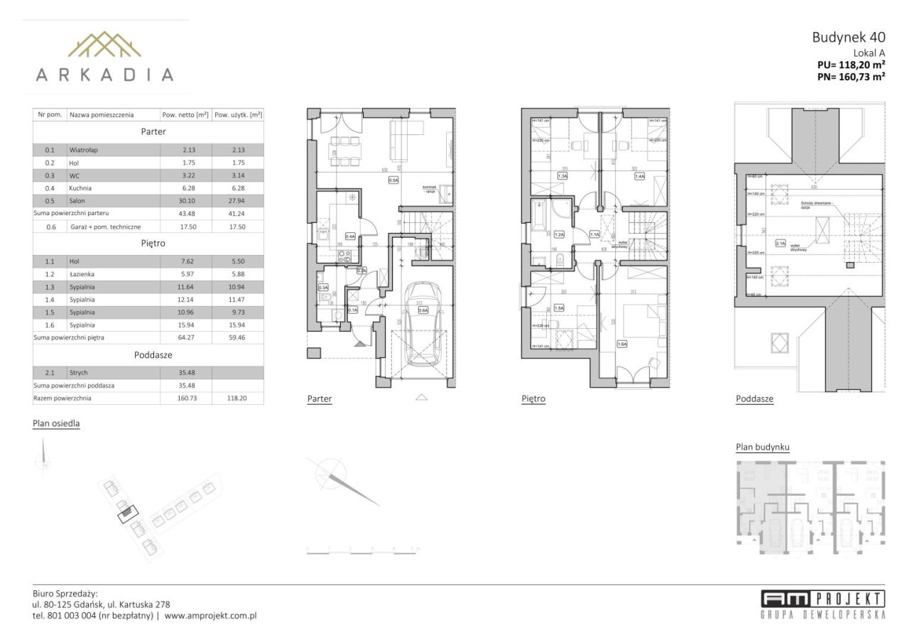 AMprojekt- Dom Osiedle Arkadia-Kowale/Bąkowo, 40A: zdjęcie 93360634