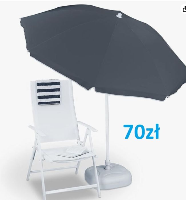 - 50% taniej* Nowy parasol firmy Relaxday 180 cm 70zł