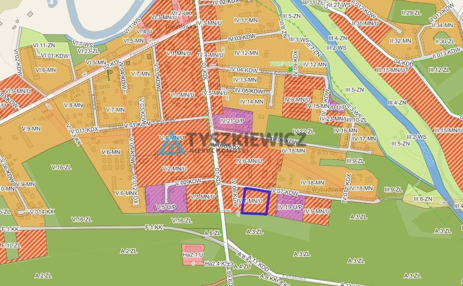 Działka mieszkaniowa i usługowa Orle Wesoła: zdjęcie 93398789