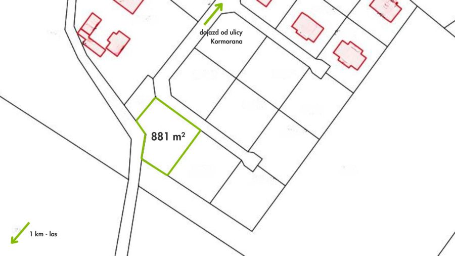 Atrakcyjna działka budowlana przy nowym osiedlu domów jednorodzinnych: zdjęcie 93404593