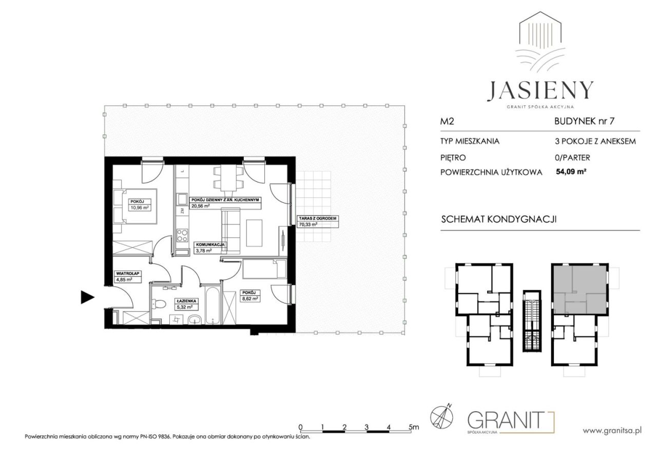 Jasieny | Mieszkanie 3 pokoje - B7-M2: zdjęcie 93435349