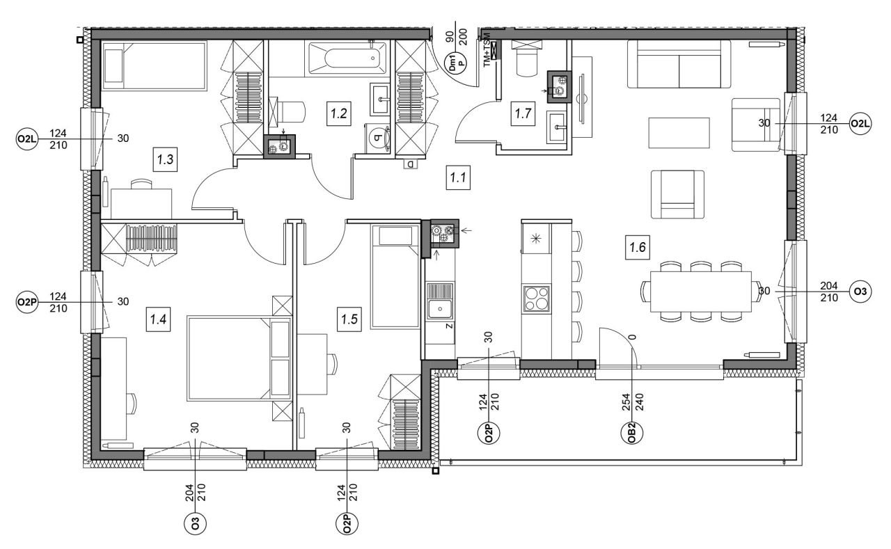 Polana Kampinoska - mieszkanie B.1.3 - Przestronny balkon: zdjęcie 94328444