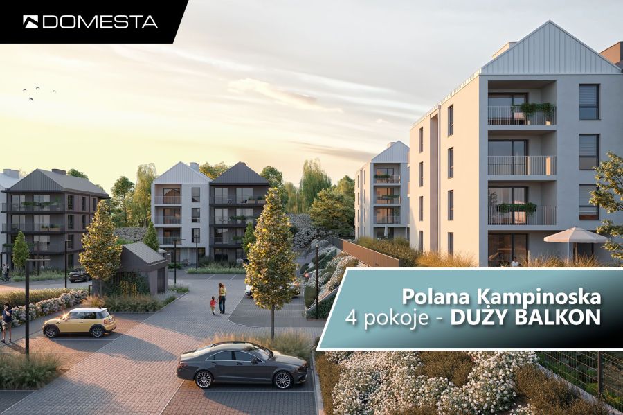 Polana Kampinoska - mieszkanie B.1.4 - Przestronny balkon: zdjecie 65631551