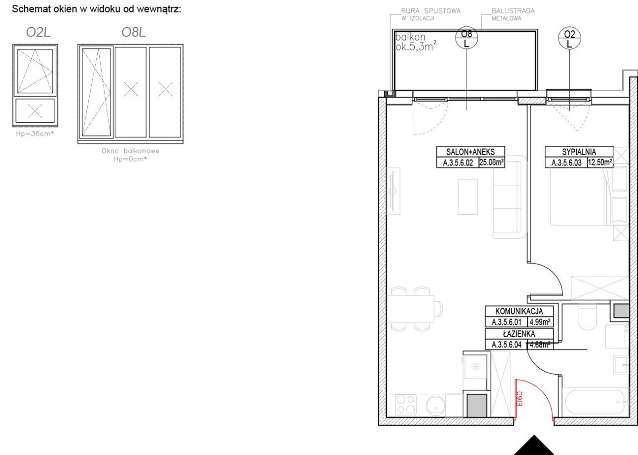 INPRO S.A. - RYTM -  Gotowe do odbioru mieszkanie 2-pok. 47.32 m2: zdjęcie 94256903