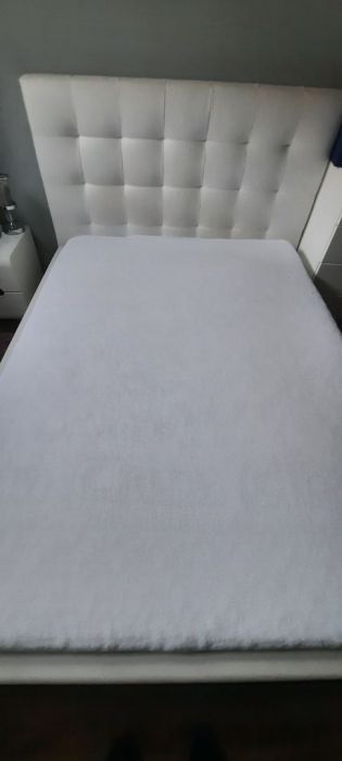 Białe Łózko sypialniane