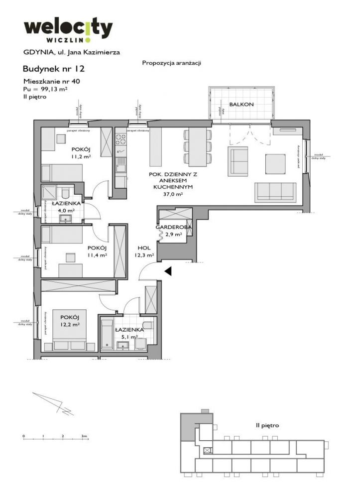 Mieszkanie - Gdynia Chwarzno-Wiczlino: zdjęcie 93524062