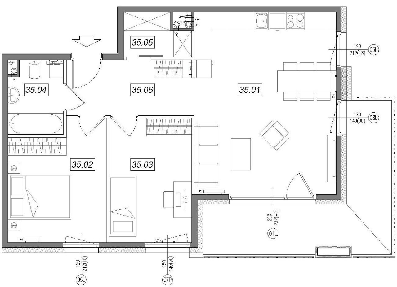 Urzeka - mieszkanie 5.A.35 - Mieszkanie z przestronnym balkonem ponad 15m2!: zdjęcie 94328862