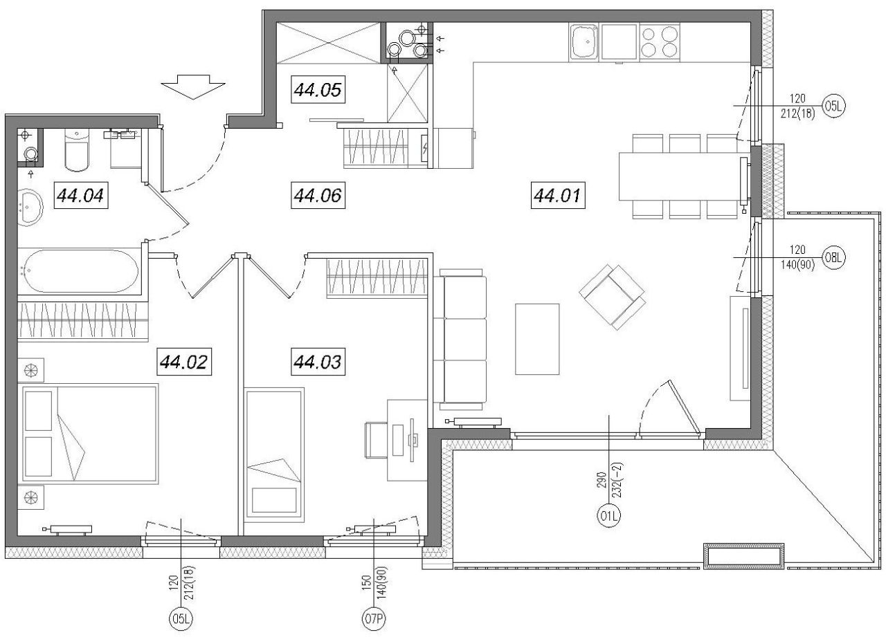 Urzeka - mieszkanie 5.A.44 - Mieszkanie z dużym balkonem ponad 15m2!: zdjęcie 94328979