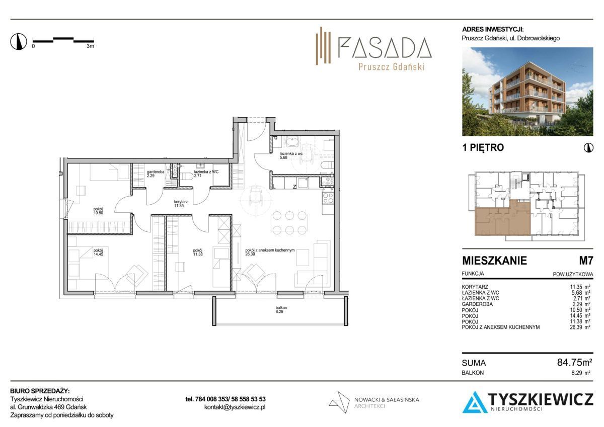 Nowe mieszkanie 4 pokoje w Pruszczu Gd.: zdjęcie 93536753