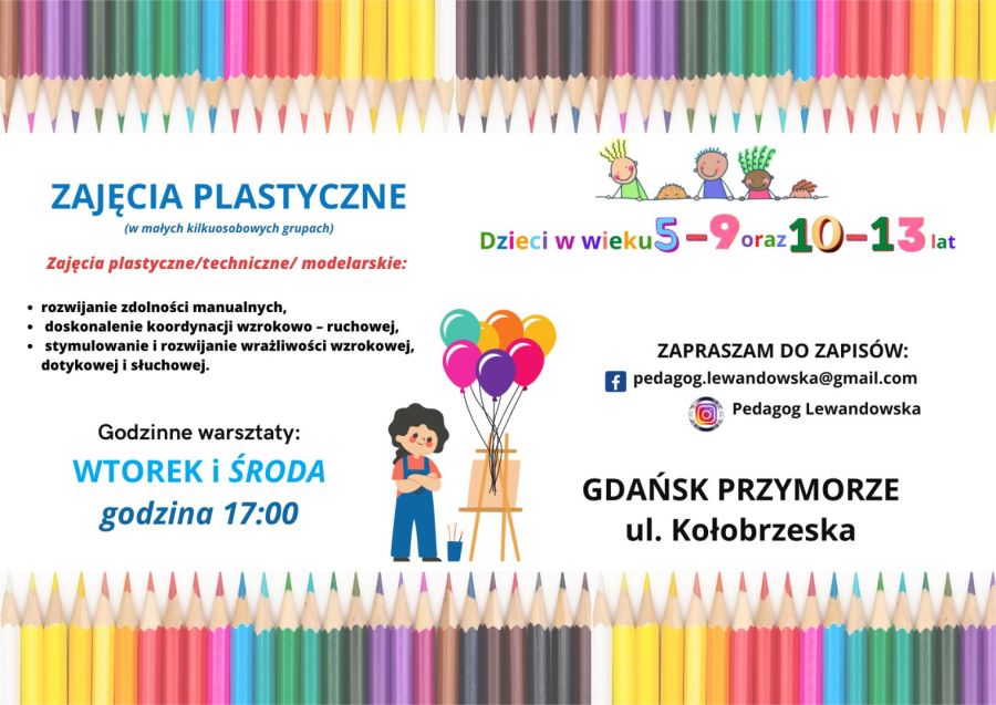 Zajęcia dodatkowe dla dzieci Gdańsk Przymorze