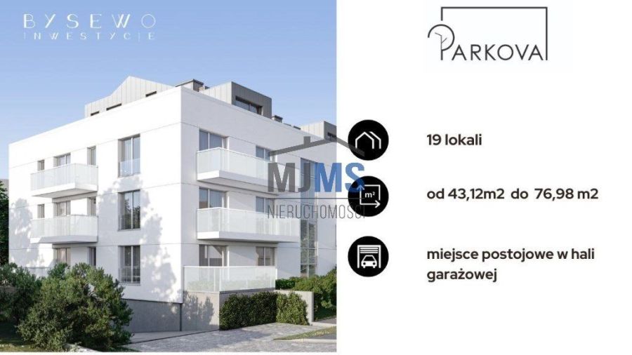Parkova.2 pok.mieszkanie 43m2, ogródek, Pr.Gdański