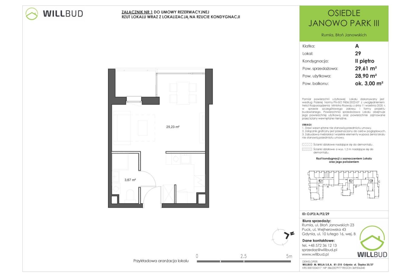 Kawalerka z balkonem 29,61m2 - nowe Osiedle Janowo Park III: zdjęcie 93570714