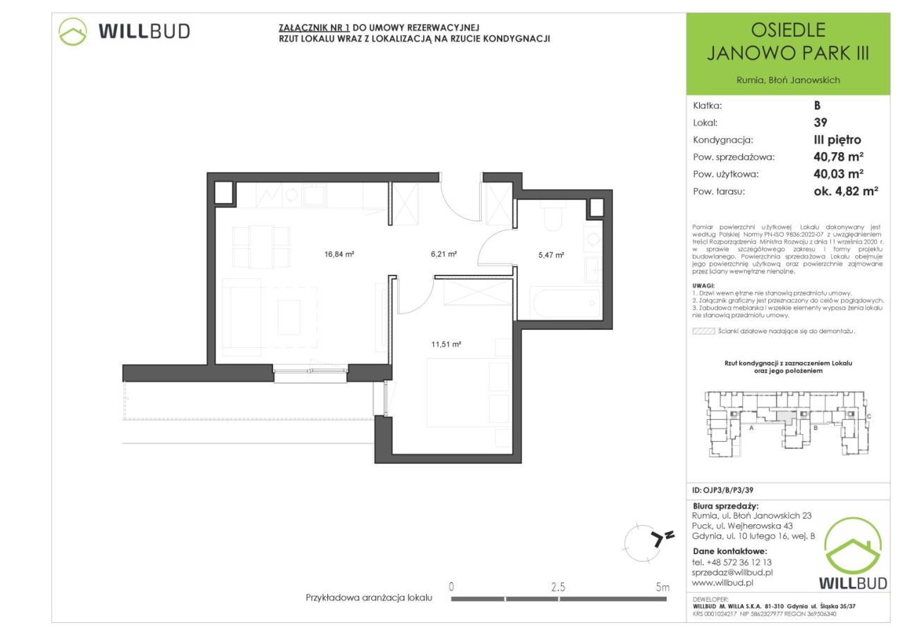 Nowe mieszkanie z balkonem (40,78 m2) - Osiedle Janowo Park III: zdjęcie 93572087