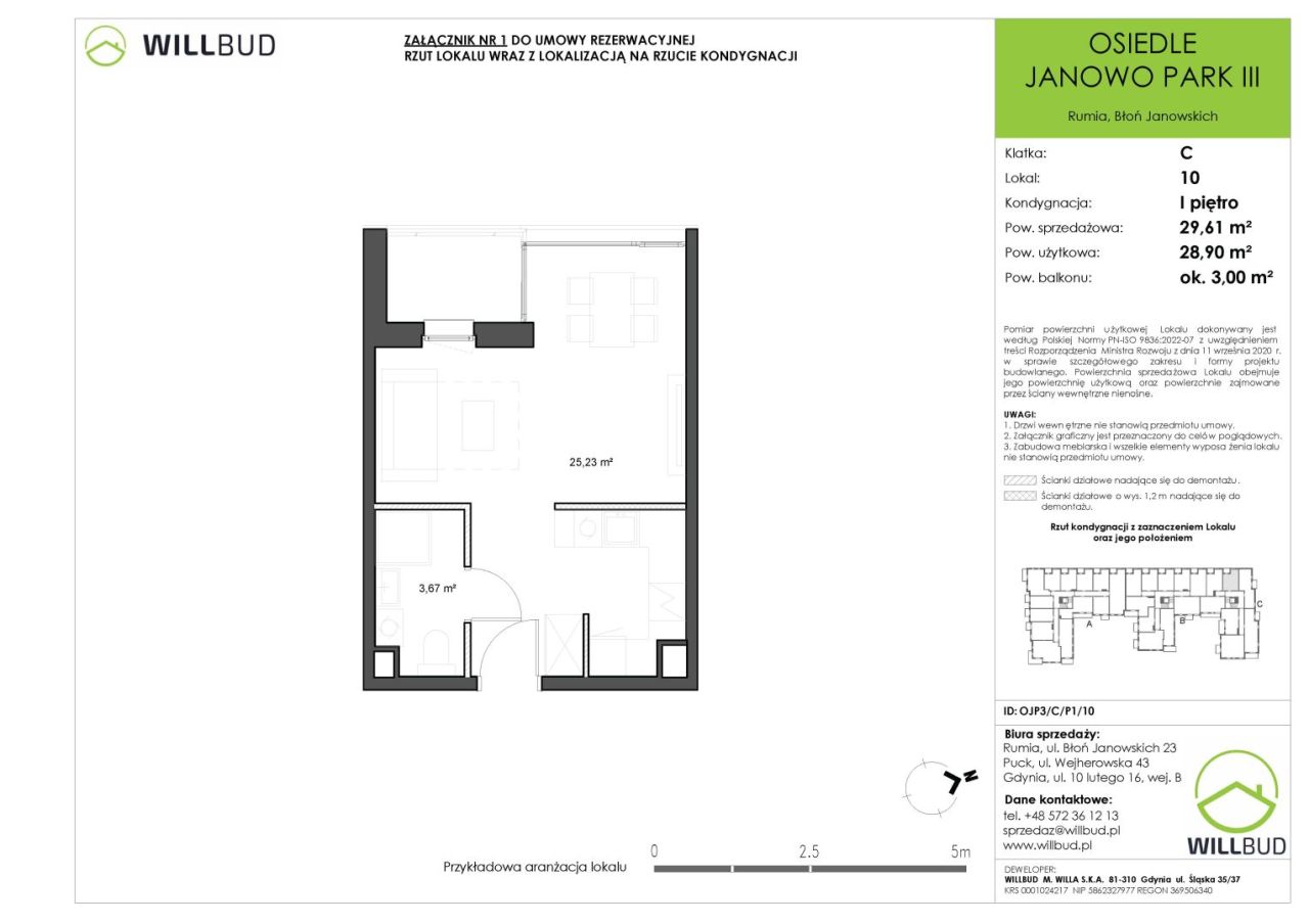 Nowe mieszkanie z balkonem (29,61 m2) - Osiedle Janowo Park III: zdjęcie 93572164