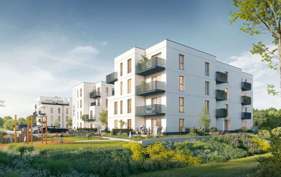 Nowe mieszkanie 29,61 m2 z dwoma balkonami - Osiedle Janowo Park III