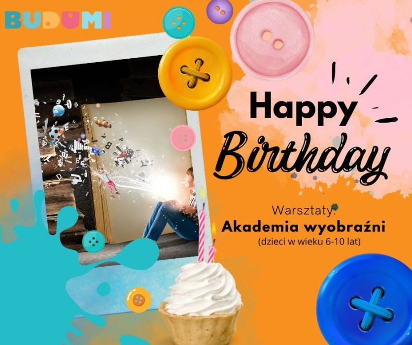 Warsztaty urodzinowe dla dzieci Akademia wyobraźni w Gdańsku