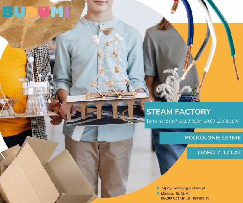 Półkolonie Steam Factory (7-12 lat)