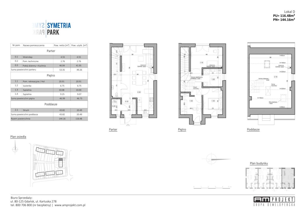 AMprojekt- Symetria Park- dom 144m Gdańsk Kowale/Bąkowo 4D: zdjęcie 93616270