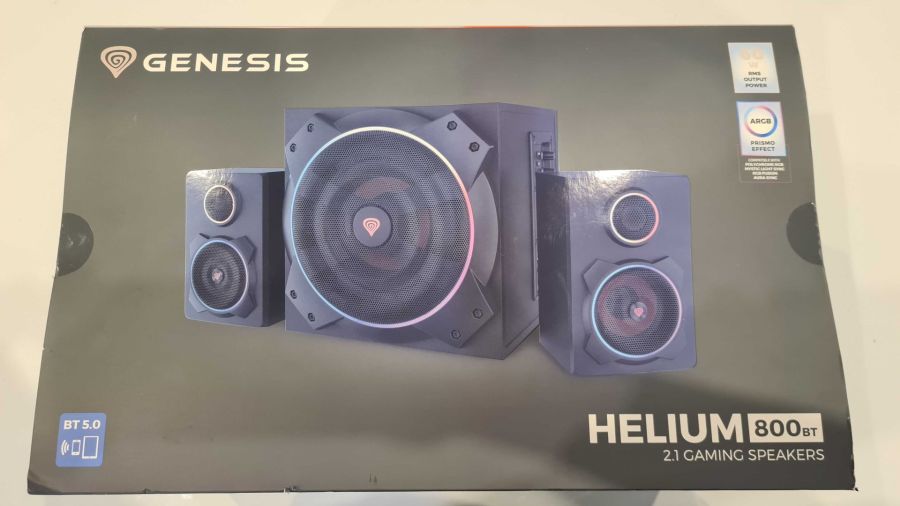 Genesis Głośniki Helium 800BT 60W 2.1 ARGB czarn