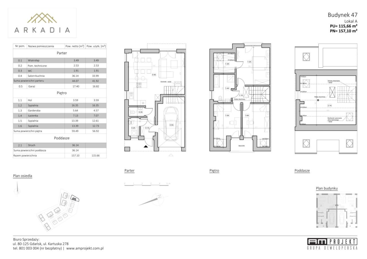 AMprojekt- Bliźniak Dom Arkadia-Kowale/Bąkowo, 47A: zdjęcie 93652504