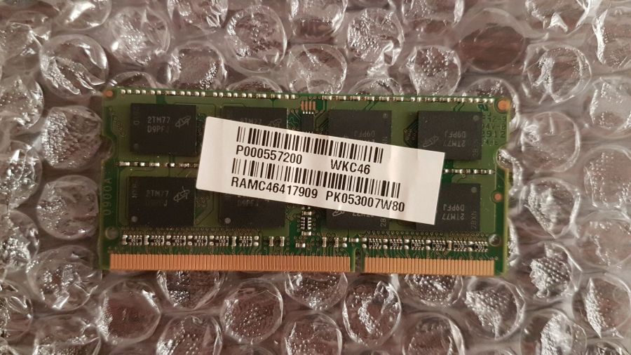Sprzedam pamięć SO-DIMM DDR3L-1600MHz 4GB 1,35V