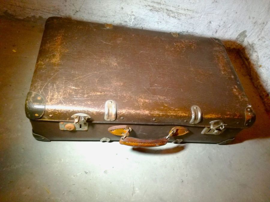 Stara walizka, vintage, PRL