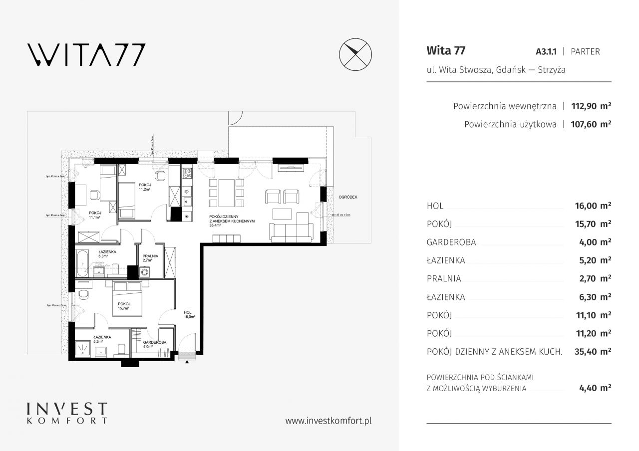 Mieszkanie Wita 77 A3.1.1: zdjęcie 93745188