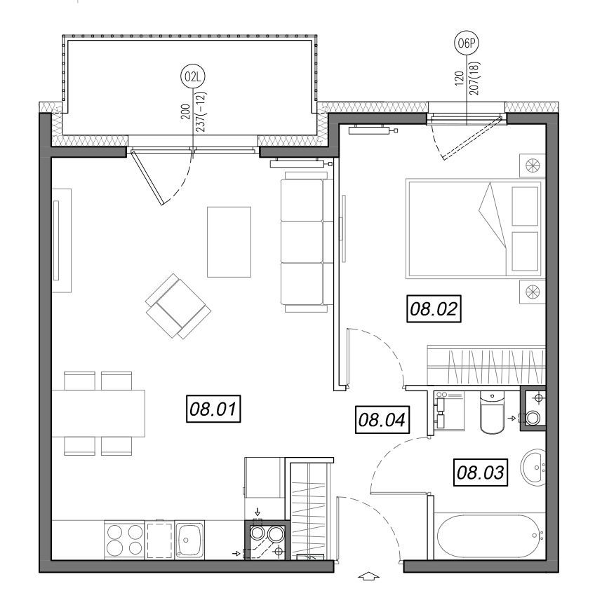 Nowe Południe - mieszkanie 4.A.08 - Nowość w ofercie!: zdjęcie 94329071