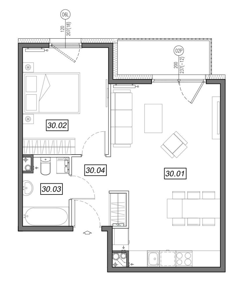 Nowe Południe - mieszkanie 4.A.30 - Bogate tereny rekreacyjne!: zdjęcie 94329302