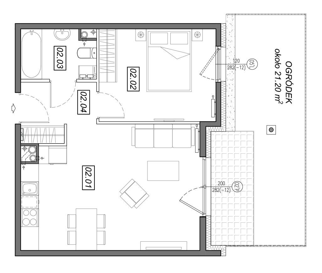 Nowe Południe - mieszkanie 4.B.02 - Bogate tereny rekreacyjne!: zdjęcie 94329346