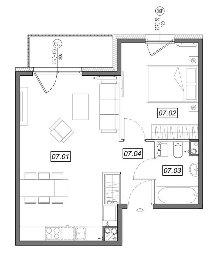 Nowe Południe - mieszkanie 4.B.07 - Bogate tereny rekreacyjne!: zdjęcie 94329390