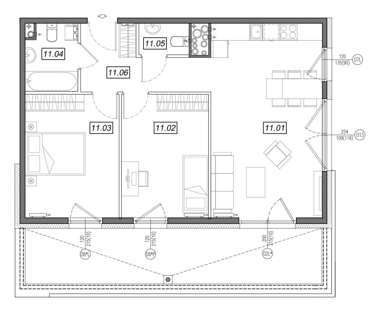 Nowe Południe - mieszkanie 4.B.11 - Mieszkanie z tarasem ponad 20 m2!: zdjęcie 94329435