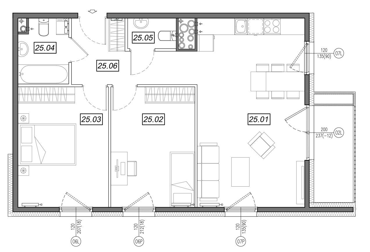 Nowe Południe - mieszkanie 4.B.25 - Bogate tereny rekreacyjne!: zdjęcie 94329589