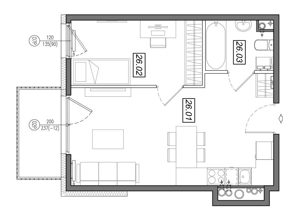 Nowe Południe - mieszkanie 4.B.26 - Bogate tereny rekreacyjne!: zdjęcie 94329600