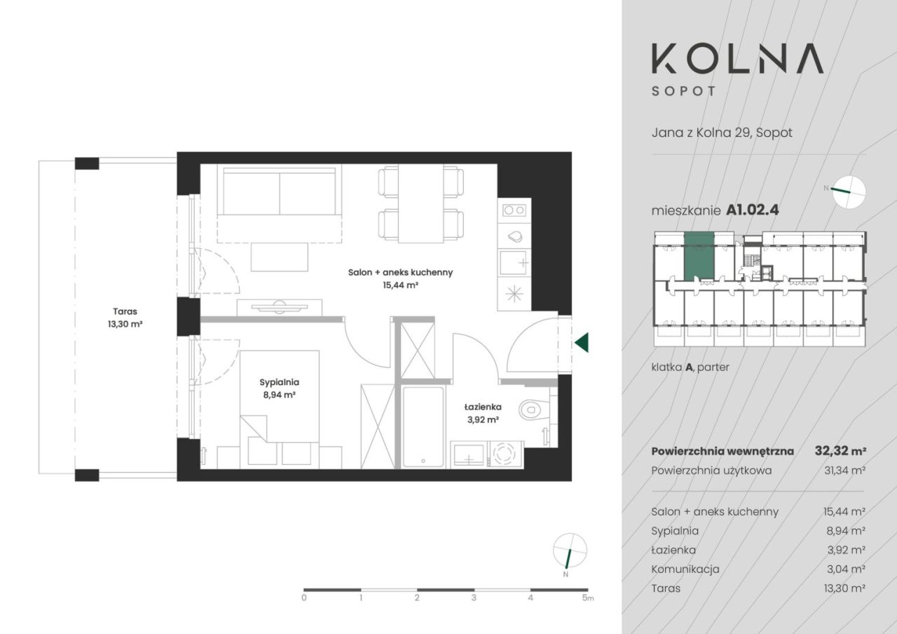 Nowy Apartament inwestycjyny 32m2 Sopot Wyścigi: zdjęcie 93801823