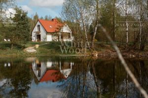 dom z prywatnym lasem, oczkiem wodny, Kaszuby
