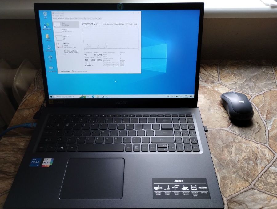 Laptop 15,6 Acer Aspire 5 i5-1135G7, myszka