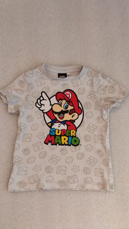 T-shirt z krótkim rękawkiem z Super Mario Bros. dla dziecka rozm. 110