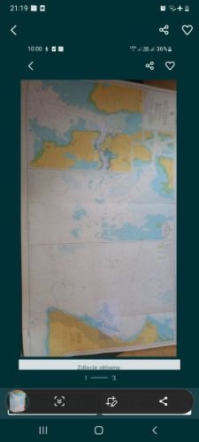 Mapy Nawigacyjne Morskie 80 szt