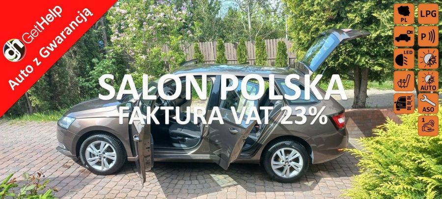 Škoda Fabia Kamera Cofania Kier.wielof. Alu Instalacja Gazowa 1.0MPI 75KM Salon FV