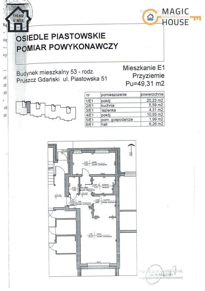 2 pokoje w centrum Pruszcza Gdańskiego: zdjęcie 93908007