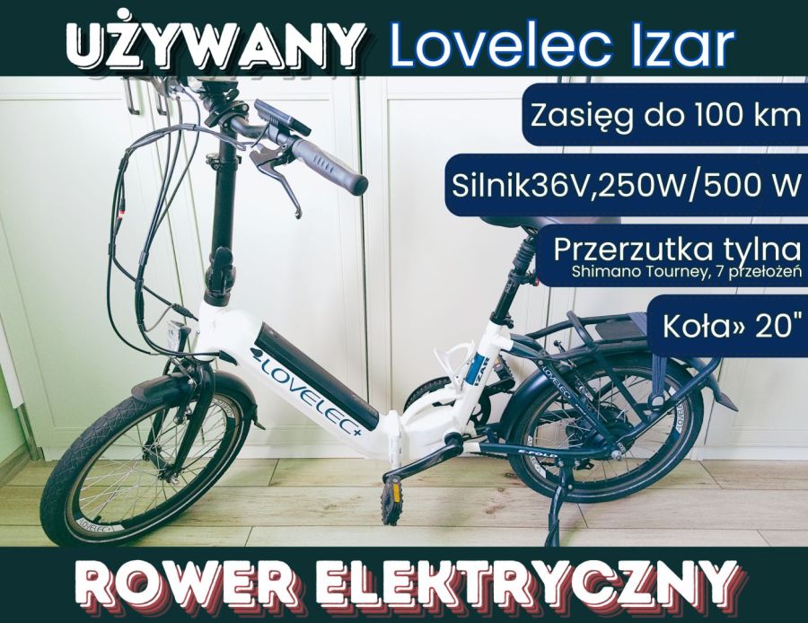 Używany Składany Rower Elektryczny Lovelec Izar