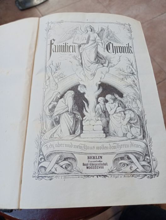 Niemiecka biblia z 1898