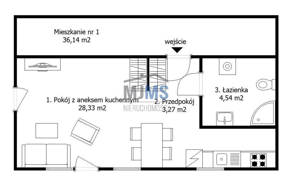 Apartament 36m2 - parter - Swarzewo gm. Puck!: zdjęcie 93943390