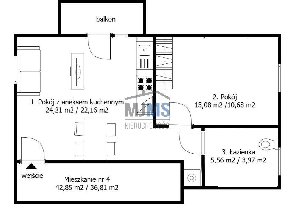 2 pok. apartament 37m2 -balkon-Swarzewo gm. Puck!: zdjęcie 93943488