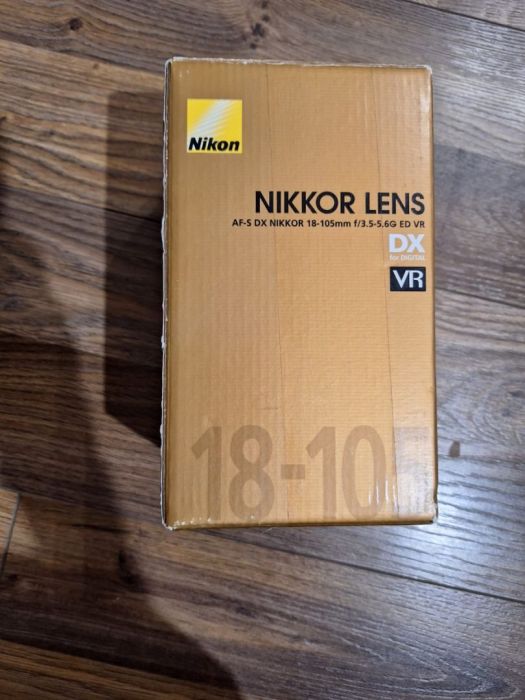 Nowy obiekt Nikon Nikkor AF-S 18-105mm f/3.5-5.6G DX VR- cene negocjuj